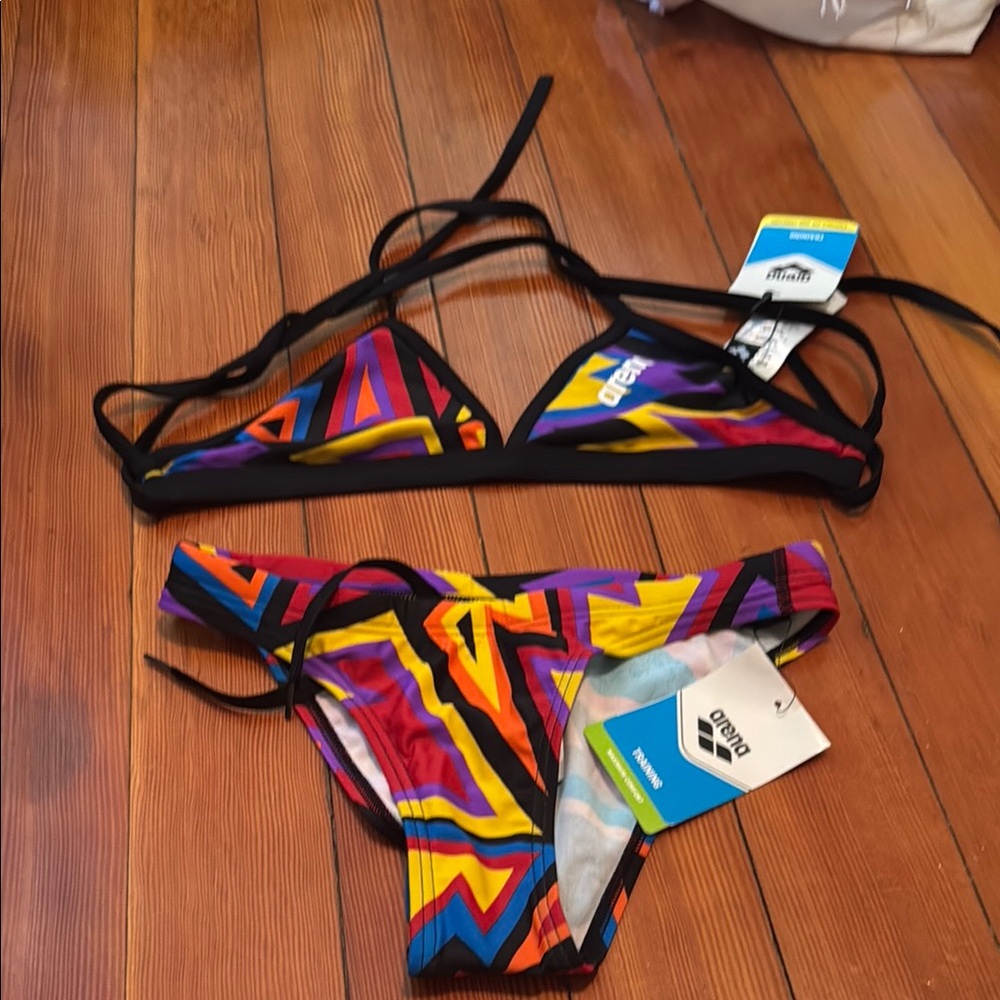 Barena Vibrant Geometric Bikini Set